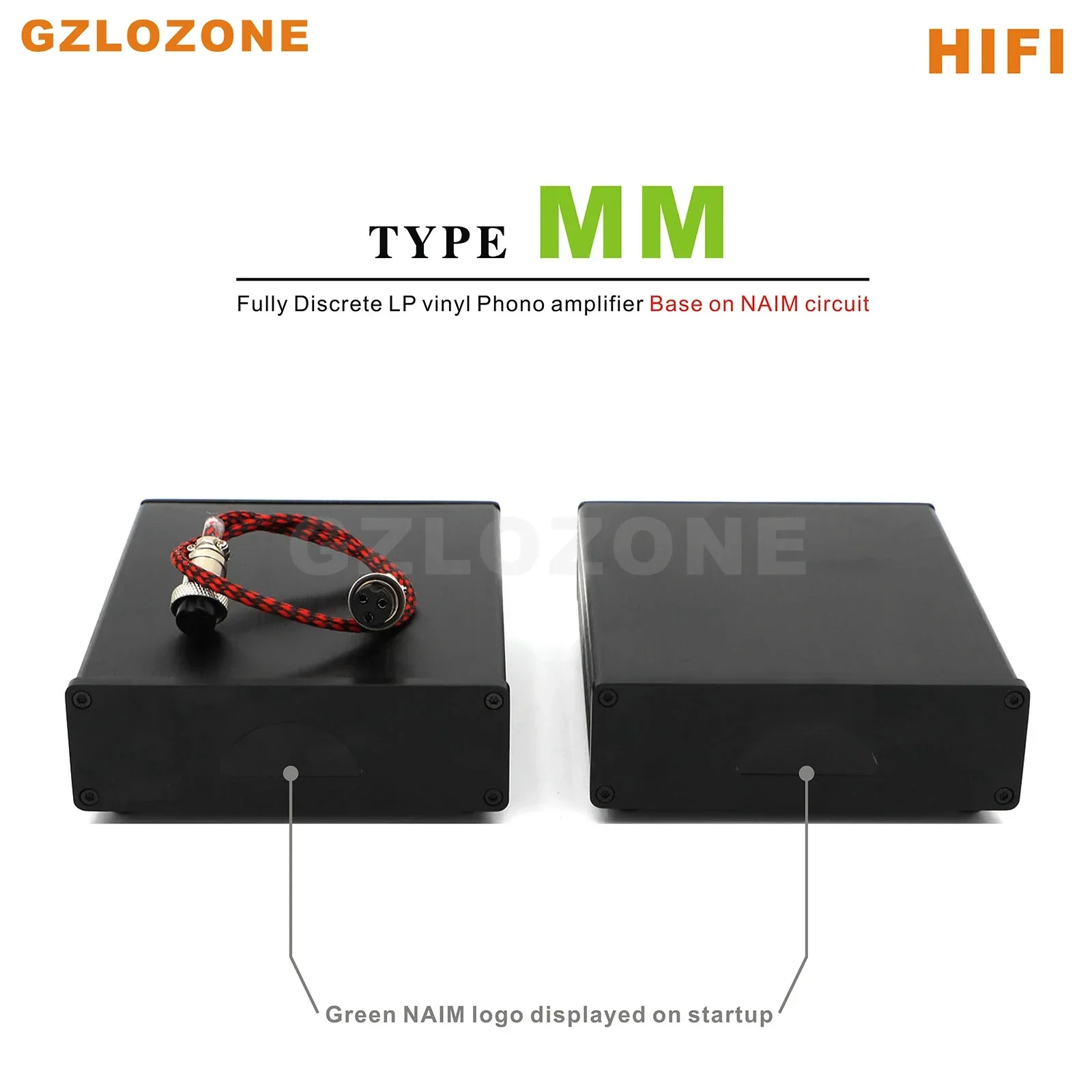

GZLOZONE HIFI Fully Discrete LP Vinyl Phono Amplifier Base On NAIM Circuit MM/MC