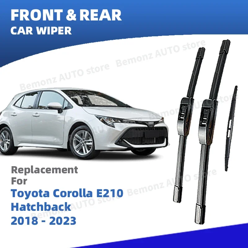 LHD Vorne Hinten Scheibenwischerblätter Für Toyota Corolla E210 Fließheck 2018 2019 2020 2021 2022 2023 Windschutzscheibe Zubehör