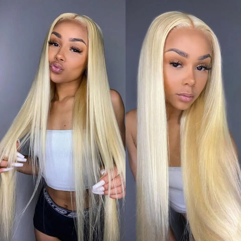 

613 hd lace frontal wig 13x6 For Women choice blonde straight human hair WigsPre Plucked Glueless cheap on sale clearance