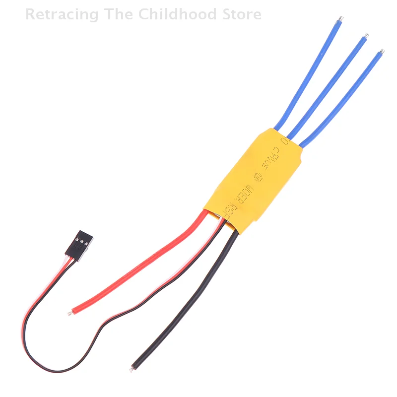 1 قطعة ESC فرش السيارات سرعة تحكم RC هليكوبتر قارب لطائرة رباعية صغيرة بدون طيار
