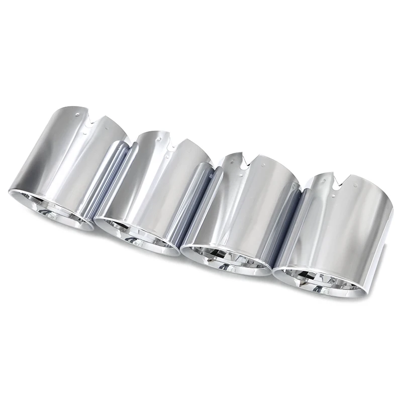 Накладка на выхлопную трубу для BMW M2 M3 M4 G80 G82 G83 G87, крышка выхлопной трубы, прямая заглушка, насадка глушителя из нержавеющей стали