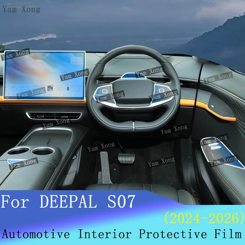 

Car interior Film suit For Changan Deepal S07 LED Navigation screen Transparent Film Gear Panel Anti-scratch Protection Sticker