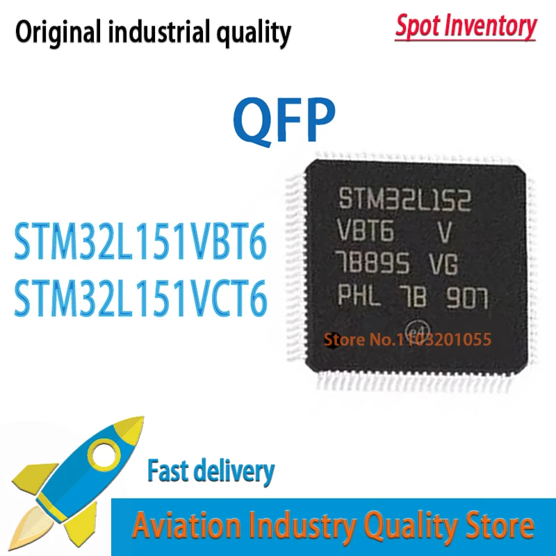 

5 шт./лот STM32L151VBT6 STM32L151VCT6 STM32L151VB STM32L151VC QFP STM32L151 Совершенно новый на складе
