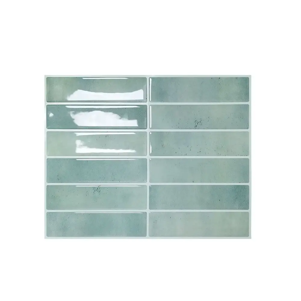 Waterproof Self Adhesive Tile Wall Stickers Moisture-proof Oil-proof Wall Decal Heat-resistant Anti Fouling Stove Sticker