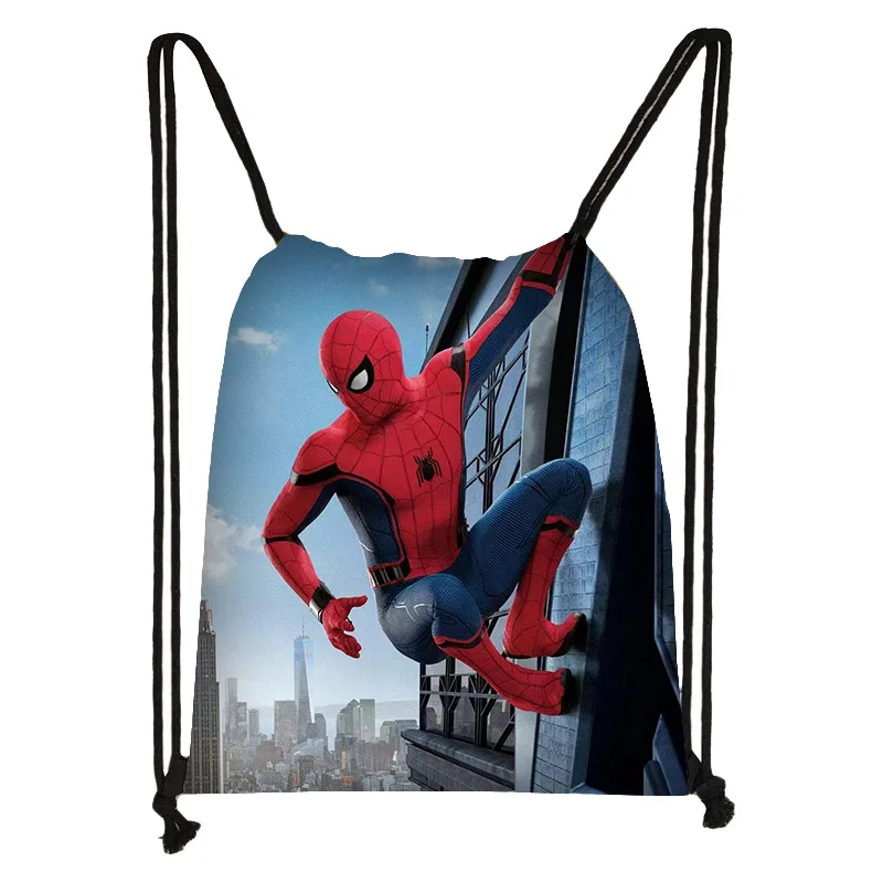 Marvel Comics Spider-Man Bello sacchetto portatile con coulisse piccolo regalo