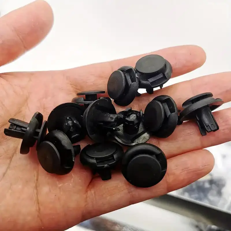 50 stücke 8mm Auto Kunststoff Stoßstange Verschluss Niet Fixer Push-Typ Motorhaube Verschluss Kotflügel Limousine Tür Trim platte Clip, Für Honda