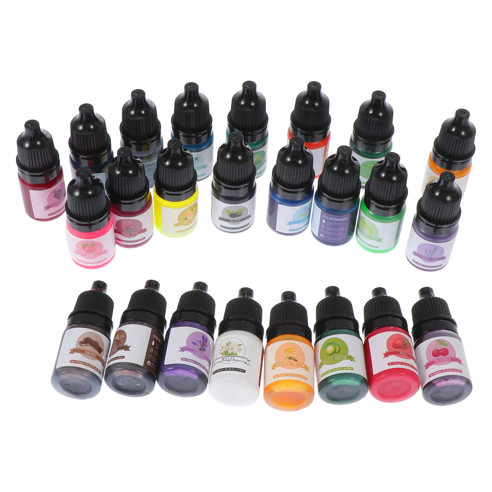 

24pcs 5Ml Liquid Color Concentrate Pigment For Diy Resin Crafts Epoxy Dyeing Material Solvent-Free Eco-Friendly Art Supplies