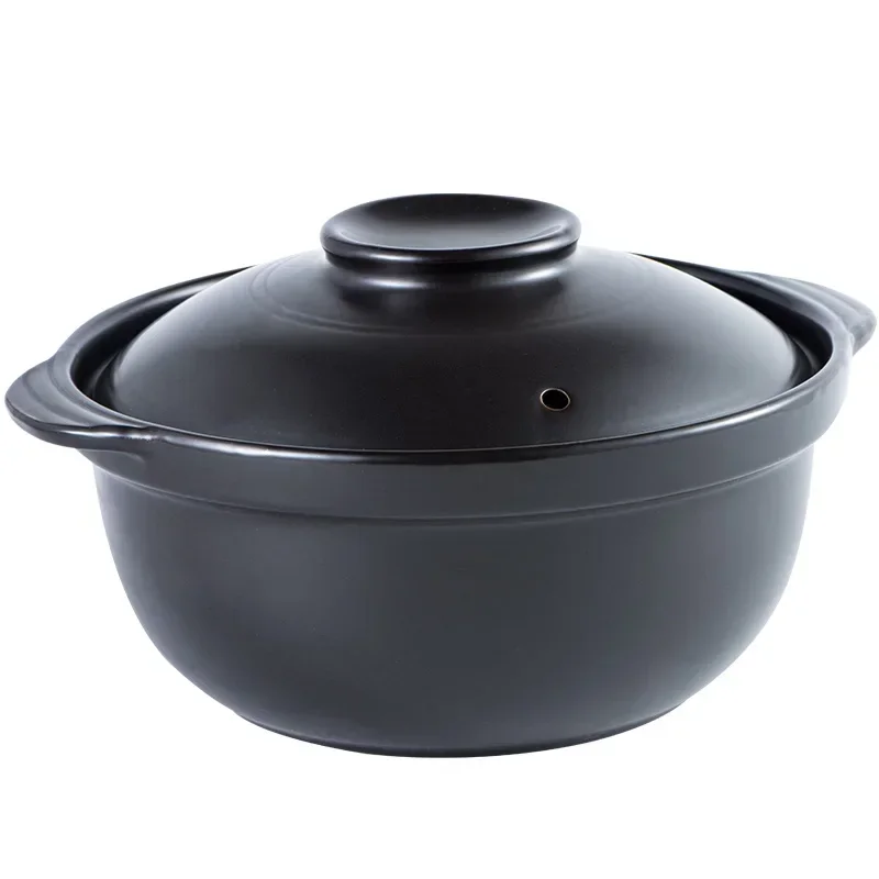 Koreaanse Pot Braadpan Aardewerk Soeppan Gestoomde Rijst Gestoofde Kip Rijst en Hittebestendige Claypot Rijst Gas Claypot - afbeelding 2