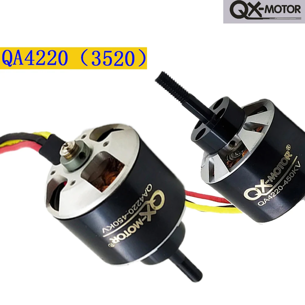 QX-MOTOR QA4220(3520)450KV 580KV 650KV 720KV 880KV Brushless Motor For RC Fixed Wing Drone Airplane