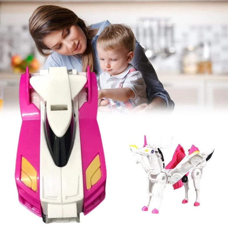 Jouet Robot de voiture à déformation, cheval volant, Collision, jouet adapté au meilleur cadeau pour les enfants