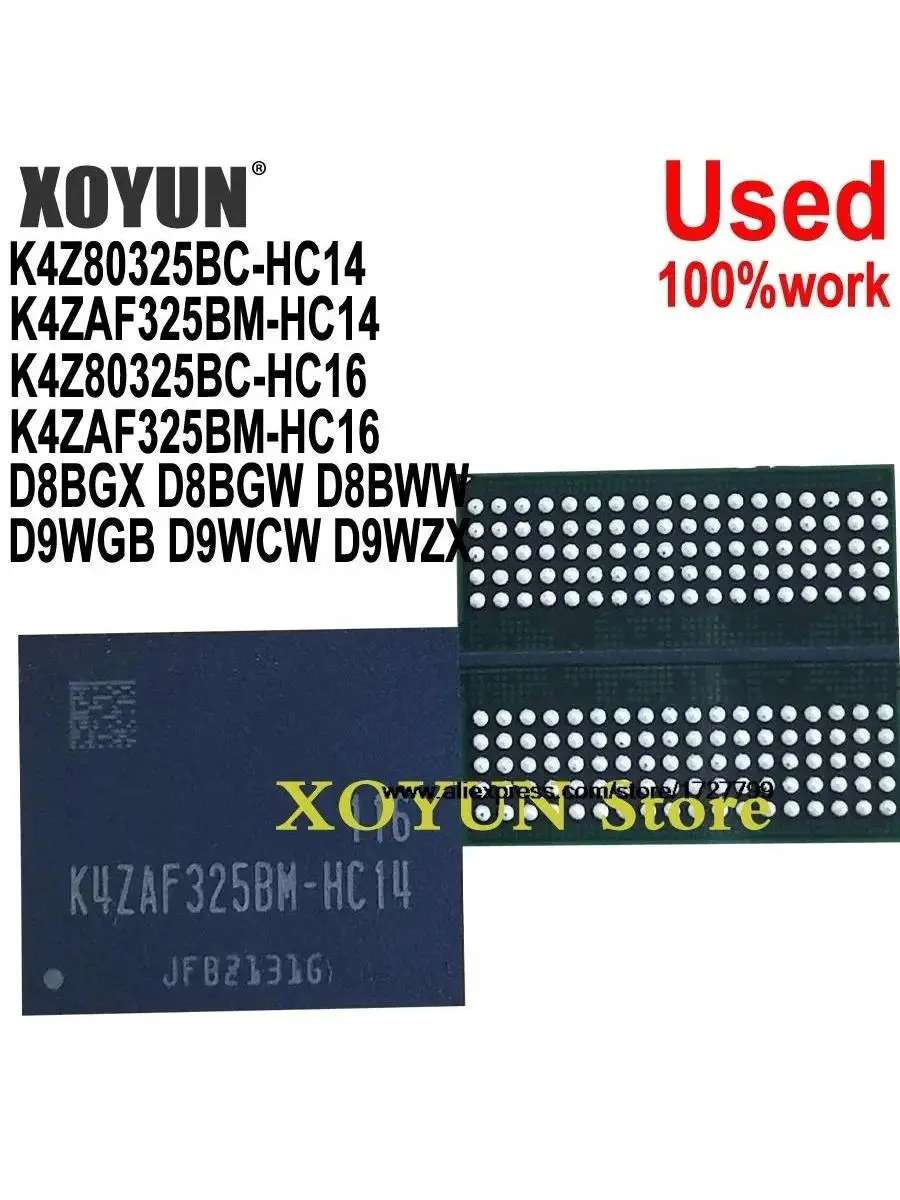 100% nowy chipset BGA K4ZAF325BM-SC14 K4ZAF325BC-SC20 K4ZAF325BC-SC16 K4ZAF325BC-SC14 K4ZAF325BC — zdjęcie 2