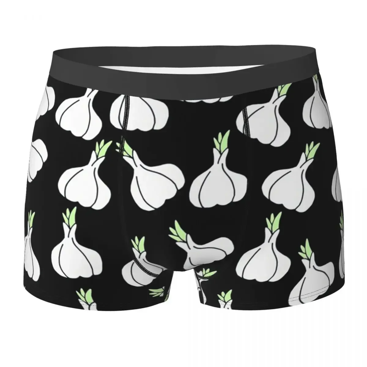 Alho Boxer Shorts para homens, Roupa interior confortável, Cuecas fofas, Presente do namorado