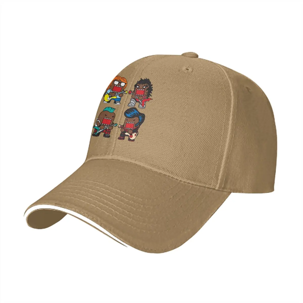 Domo Rockers baseballowy Unisex czapka z daszkiem Domo Kun parasol przeciwsłoneczny czapki dla mężczyzn kobiet