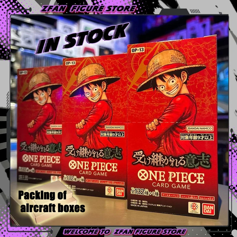 

В НАЛИЧИИ 2025 Новые BANDAI One Piece OPCG TCG Игровые карты Японские запечатанные OP13 Переноска по своему желанию Коллекционные карты Игрушки Подарки