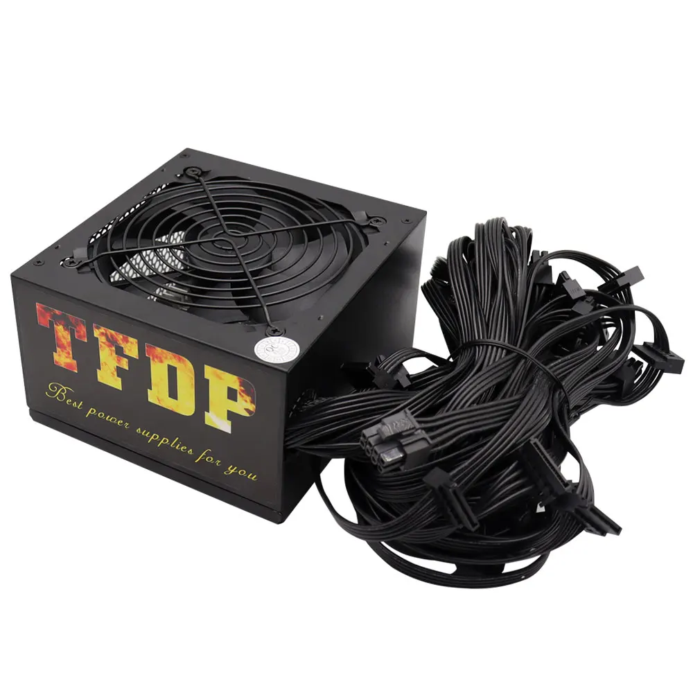 New 800W PC PSU ATX Desktop Power Supply for Computer Gamer High Quality Mining Power 800W PC Source