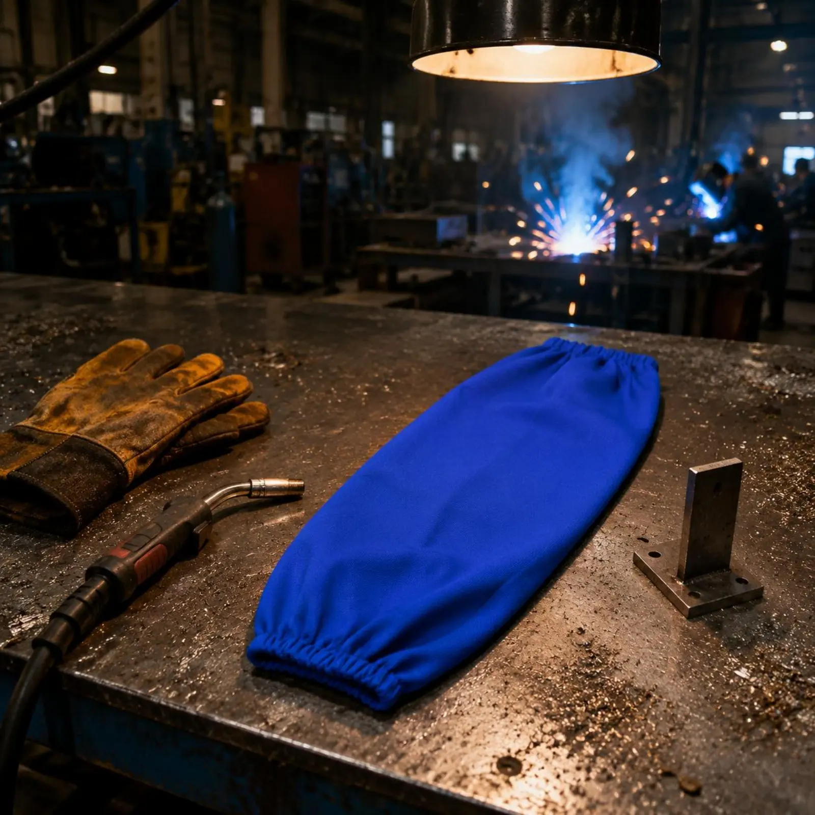

Metal-Joining Sleeves Breathable Metal-Joining Arm Guards Shielding Sleeve Pair Long Length Work Safety Gear Non Fiberglass