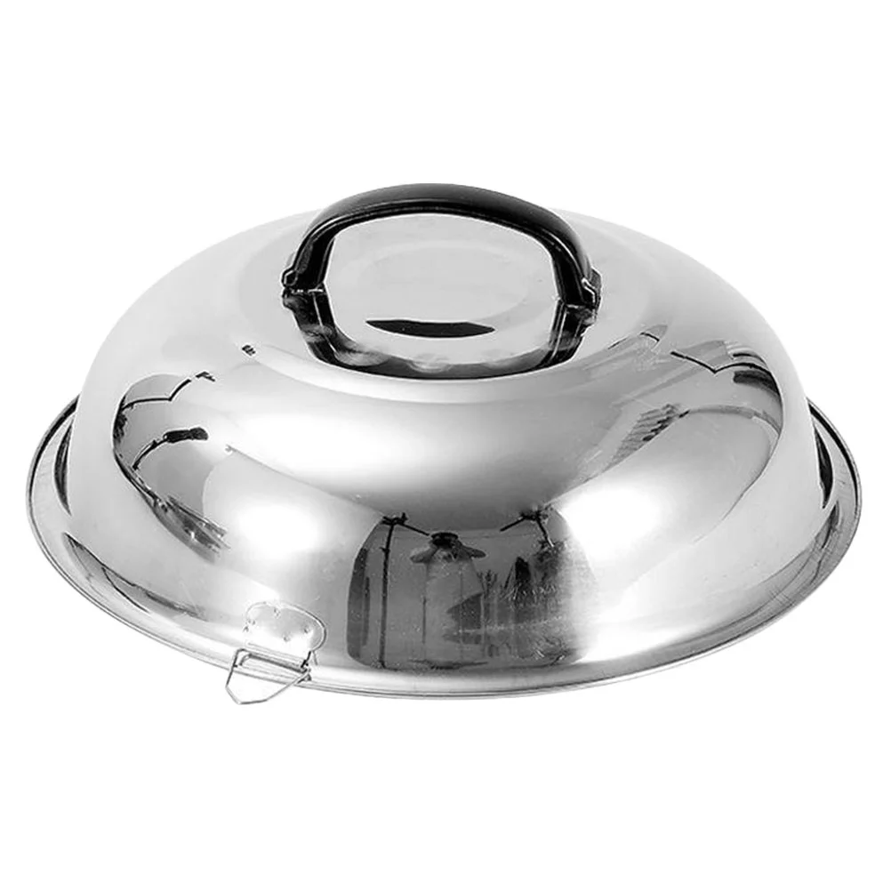 

Stainless Steel Pot Lid Household Pan Lids Cooking Utensils Suitable for Soup Pots Replacement Cover Practical