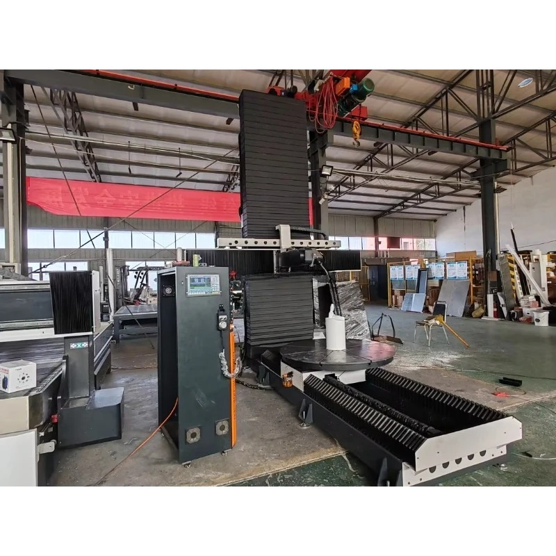Syntec Control System 5 Axis CNC Wood Router with Low Noise Motor for 3D Carving Stone Foam Wooden Moulds for Mould Industry