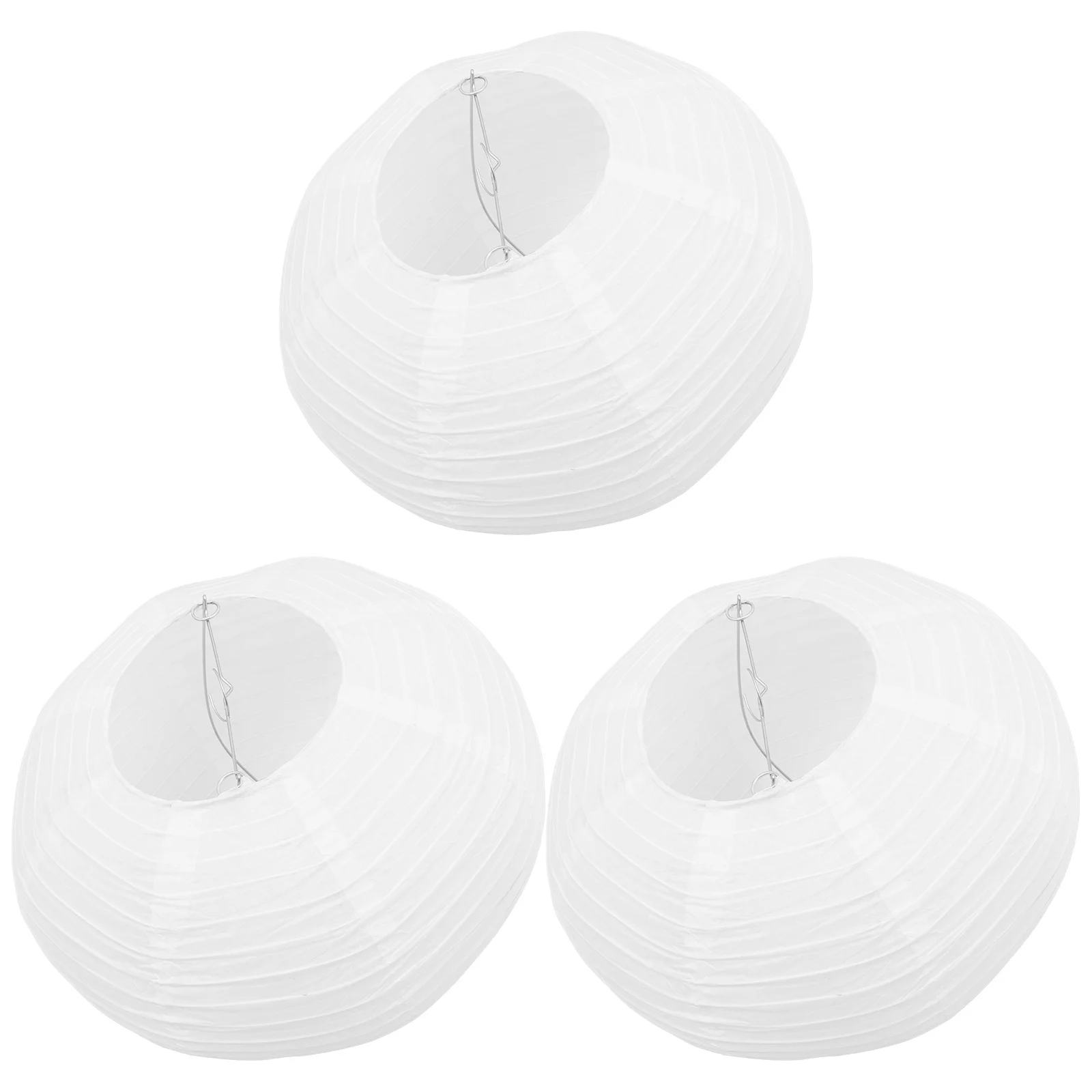 3개입 종이 등갓 접이식 장식용 펜던트 천장 파티 봄 축제 장식