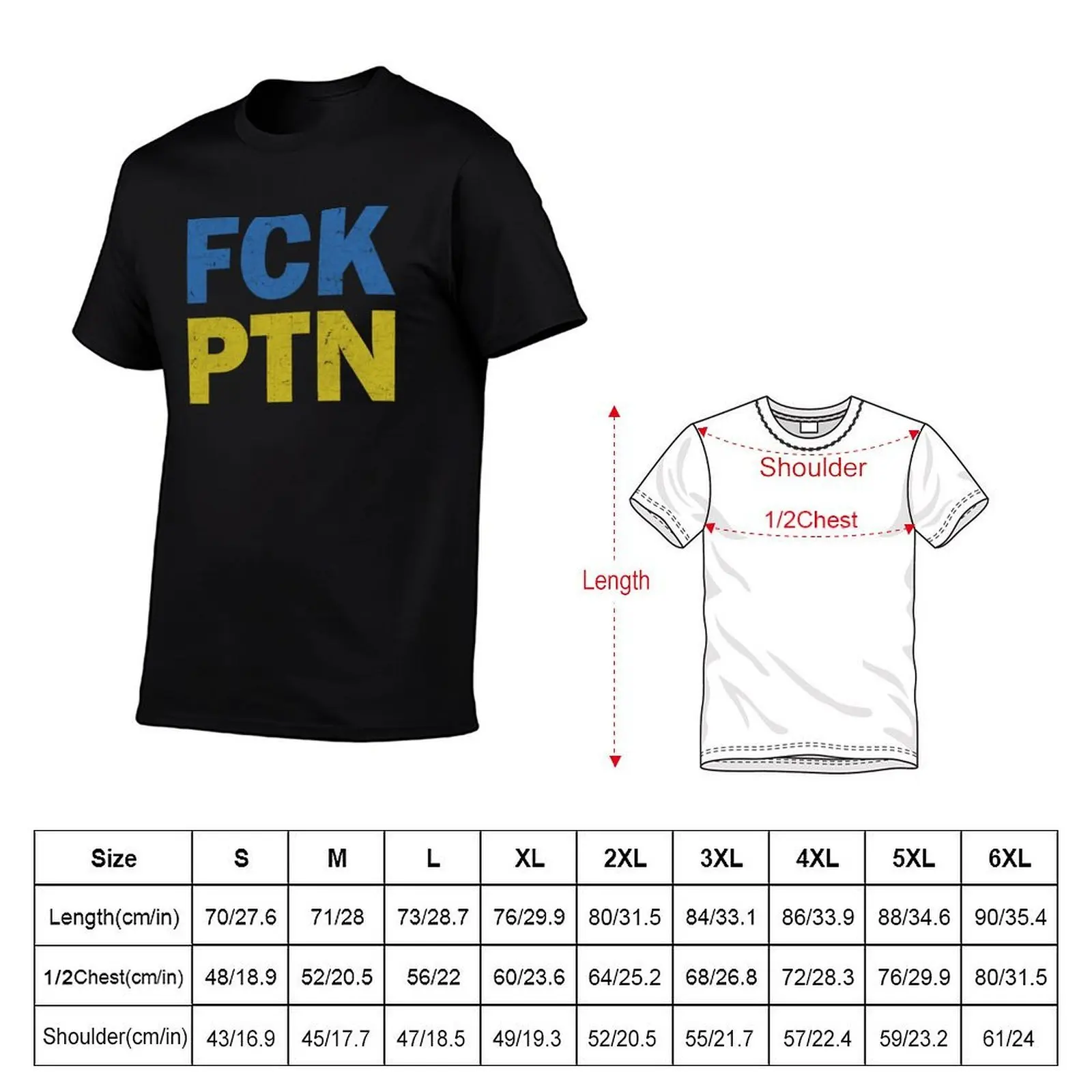 Fck Ptn T-Shirt funny t shirts cotton anime t shirts for man T-Shirt