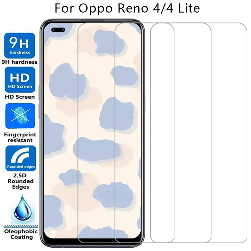 حافظة هاتف من الزجاج المقسى لهاتف oppo reno 4 lite على reno4 4 lite reno4 lite غطاء خلفي مضاء 360 opp oppo oppa opporeno 4g 5g