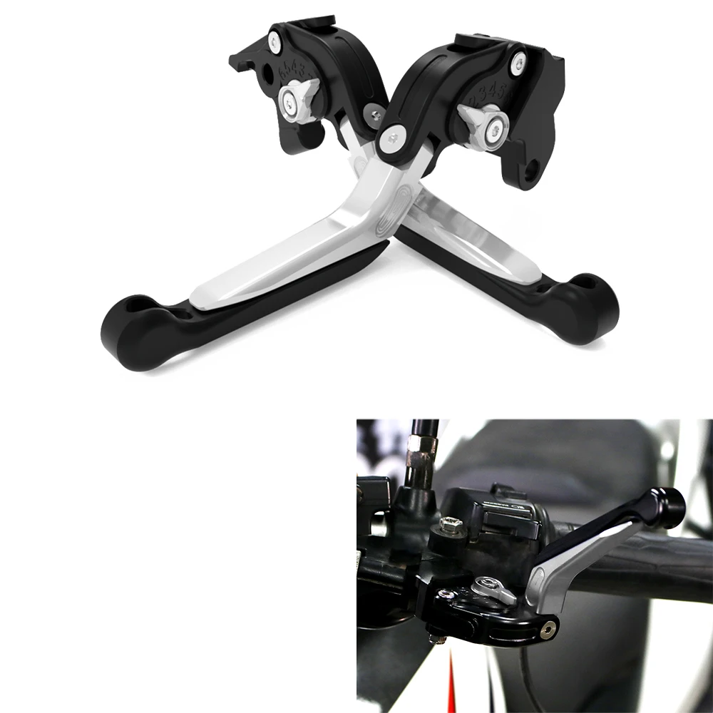 For Honda XL1000V Varadero 1999 2000 2001 2002 2003 2004-2011 Motorcycle CNC Brake Clutch Levers Adjustable Foldable Extendable