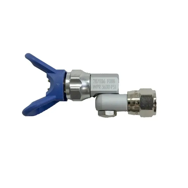 Airless spray cleaning valve 287036 with high-pressure spray gun swivel cut-off value adapter connector