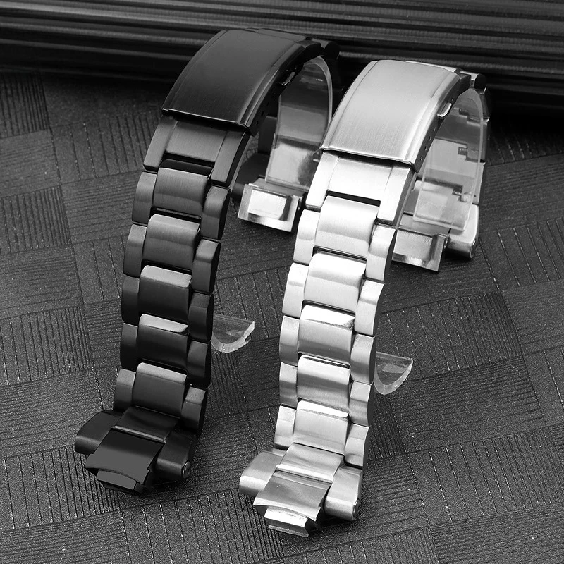 For Casio GST-B400 Original Bracelet Steel Heart Solid Stainless Steel Watch Strap Men's Accessory
