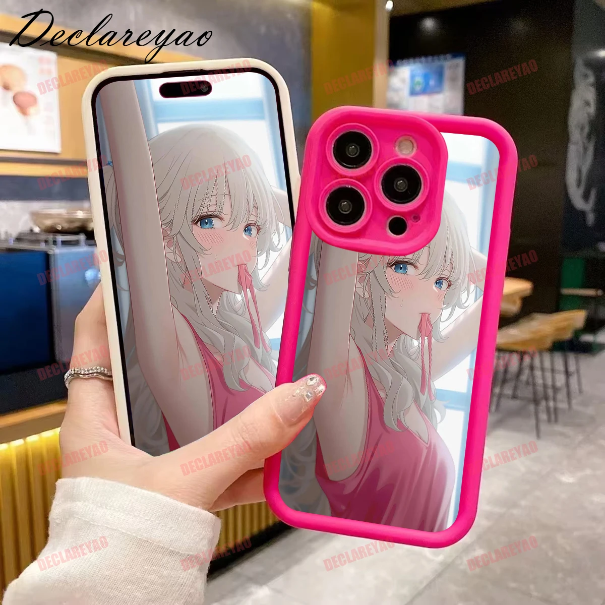 DECLAREYAO حافظة رفيعة وخفيفة الوزن غير لامعة من مادة البولي يوريثان الحراري لهاتف Redmi K Prime 14C A5 A2 K40 12R 11 Plus 13C 11T Note Pro 1 حافظة مضادة للصدمات #4