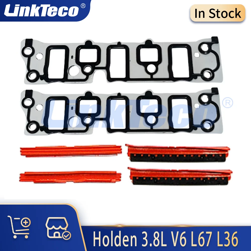 Kit de junta do coletor de admissão inferior do motor, adequado para 3.8 l v6 gás l36 l67 para 95-04 gmc holdenalais statesman commodore um tonel 3.8l
