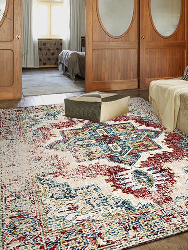 Vintage American Rugs Carpets for Home Living Room, Ethnic Turkey Carpet, Non-slip, Area Rugs, Bedroom, Home, Persian Mat
