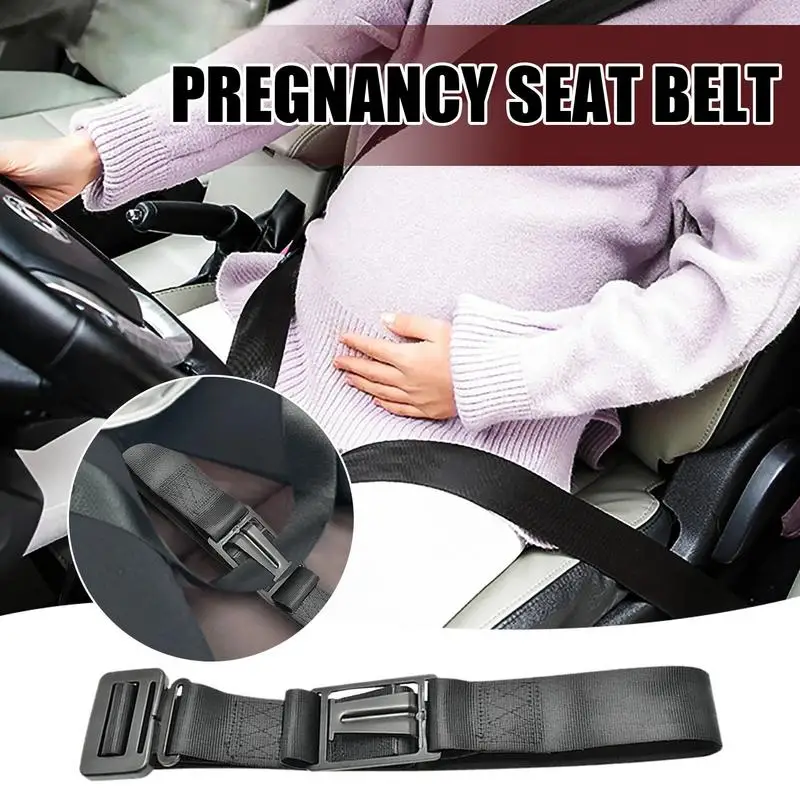 Pregnancy Seat Belt Adjuster Oxford Cloth Maternity Bump Strap Automotive Seat Adjuster Adjustable Safety Seat Bump Belt Cover