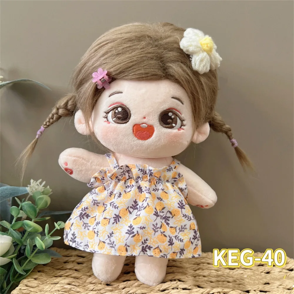 DIY الملابس القطن دمية فستان فستان تنورة حلوة 20 سنتيمتر ملابس دمى القطن فستان بتصميم بدلة المعبود الدمى تنورة إكسسوارات دمي