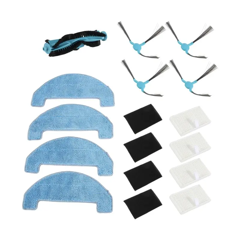 New Arrivals-For Dreame Mova Trouver E10,E20 Pro Plus/Ultenic D10,T10 Lite Series Main Side Brush Filter Mop Cloth Spare Parts