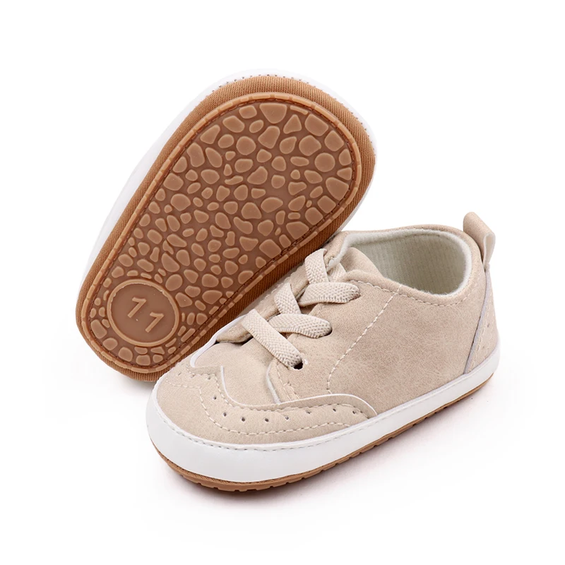 Scarpe da bambino Sneaker Scarpe da indossare casual per la primavera e l\'autunno Suola in TPR antiscivolo PU morbido di alta qualità per bambina