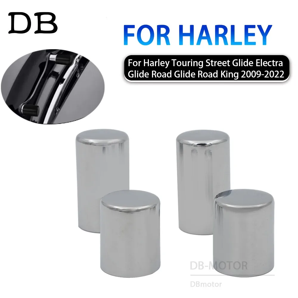 

Motorcycle Black/Chrome Docking Hardware Point Cover Kit For Harley Touring Street Glide Electra Glide Road King 2009 - 2021