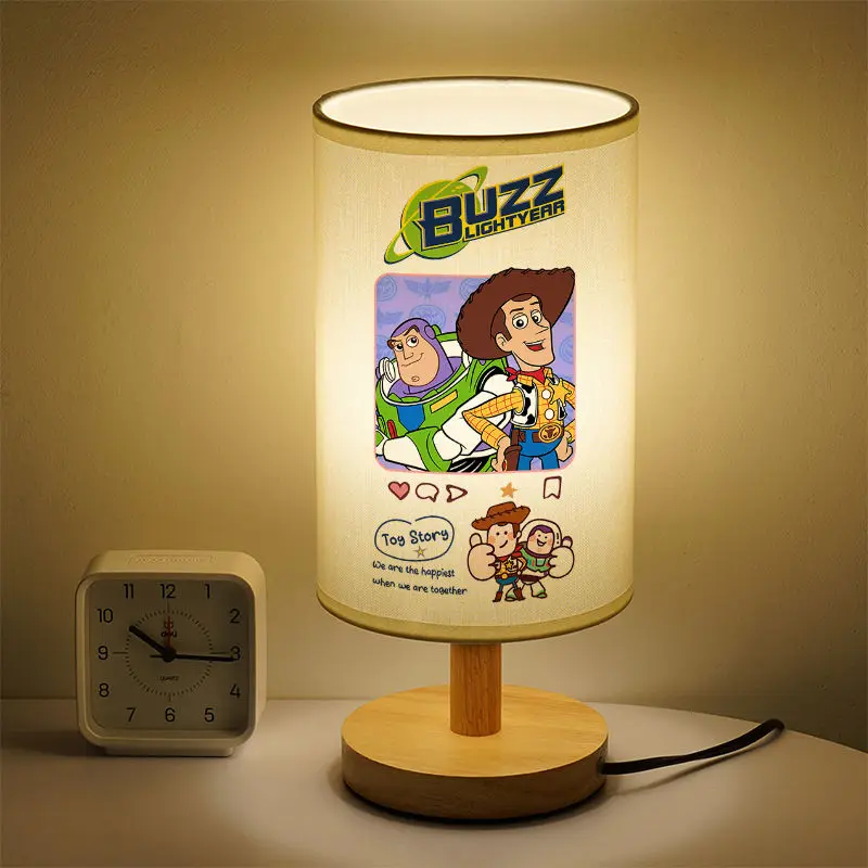 Toy Story Buzz Lightyear Woody Night Light Simple Creative Bedside Lamp Custom Cute Fashion Personality LED Holiday Gift