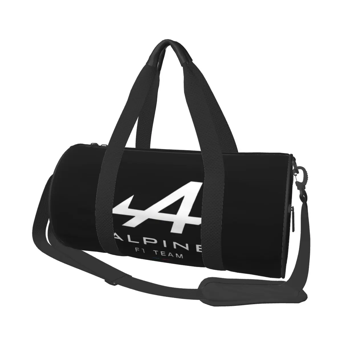 Terrific Alpine F1 Team Design Round Large Capacity Travel Duffel Bag Male Female Large-Capacity Hand Luggage Sports Fitness Bag