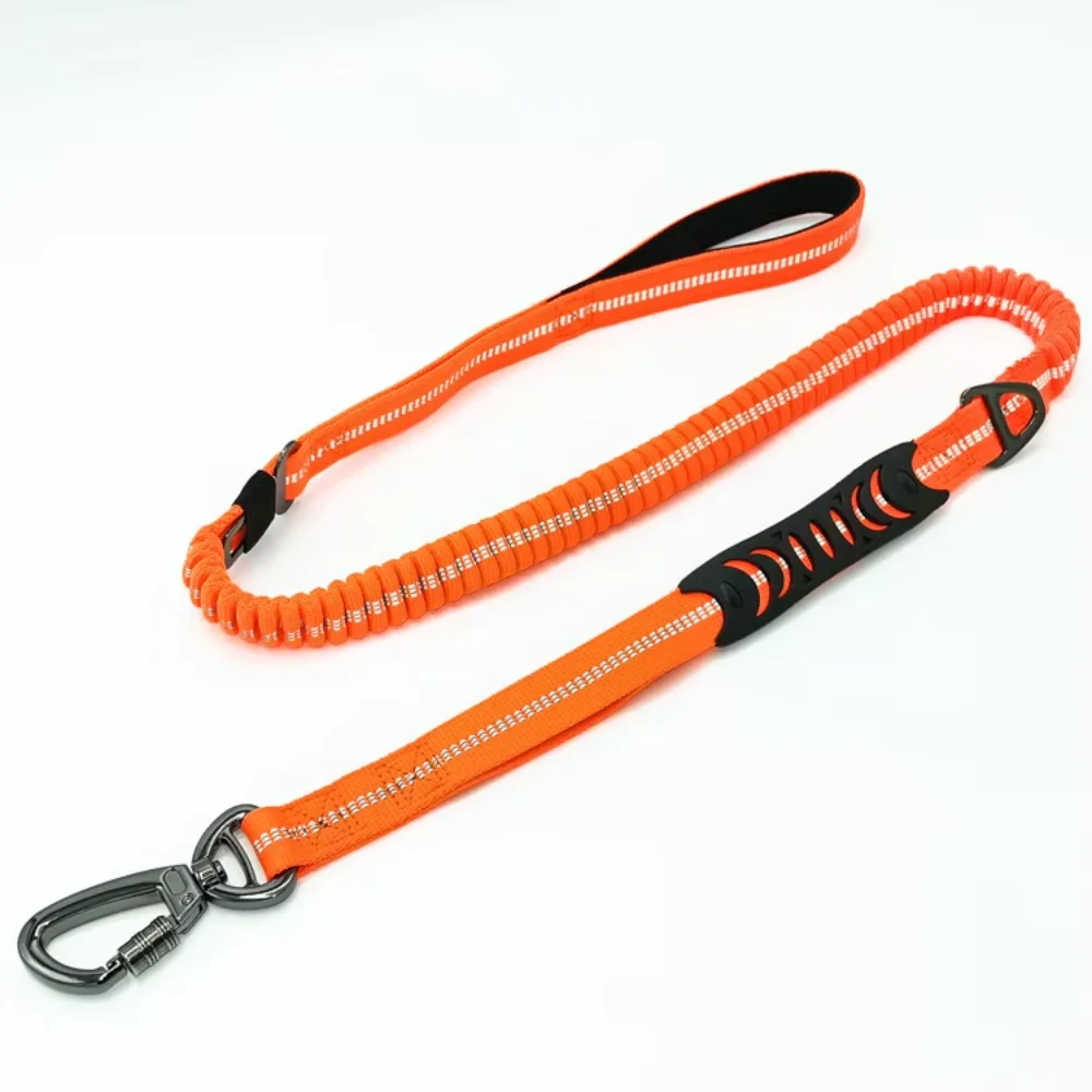 

Heavy Duty Car Seat Belt Dog Lead Tactical Bungee No Pull Nylon Rope with Metal Carabiner for Medium Large Dog Dog grooming Dog