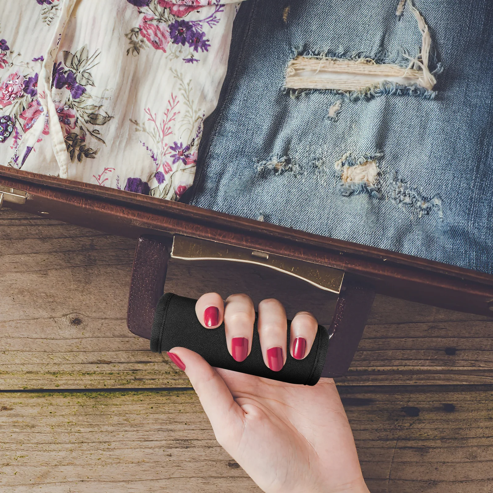 

Suitcase Handle Wrap Neoprene Grip Cover Protective Sleeve for Heavy Luggage Handbag Tote Travel Handle Grip Luggage Wrap