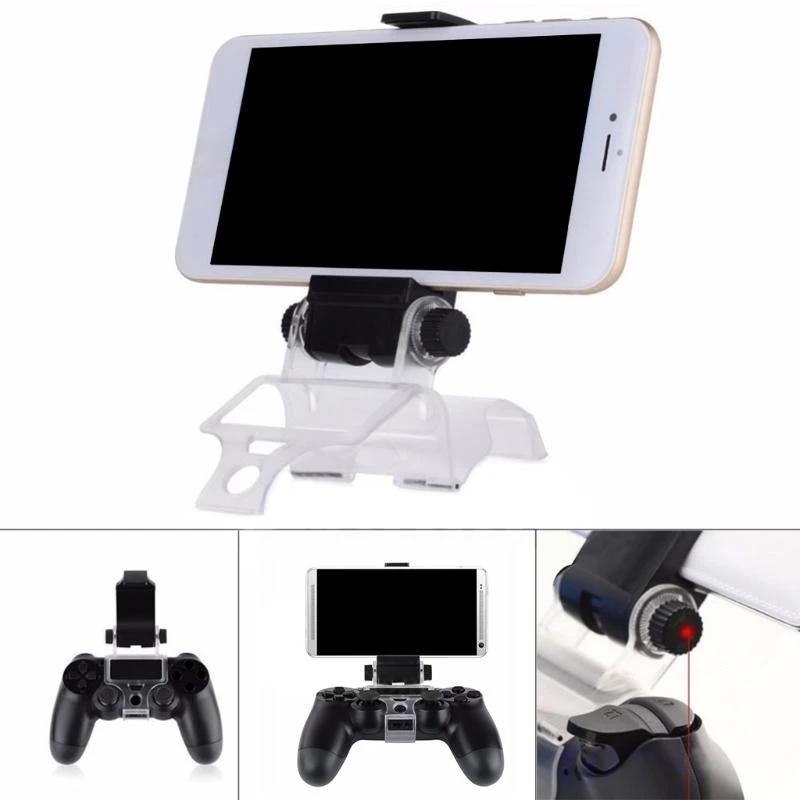 JU64 Universal Mount Brackets Gamepad Mount Stand Adjustable Controller Smartphone Clip Stand Holder for