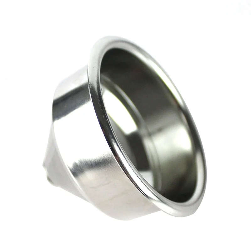 

A52Z Top Espresso Coffee Extraction Filter Coffee Powder Bowl 58Mm Bottomless Pressurized Handle For Tapered Powder Bowls