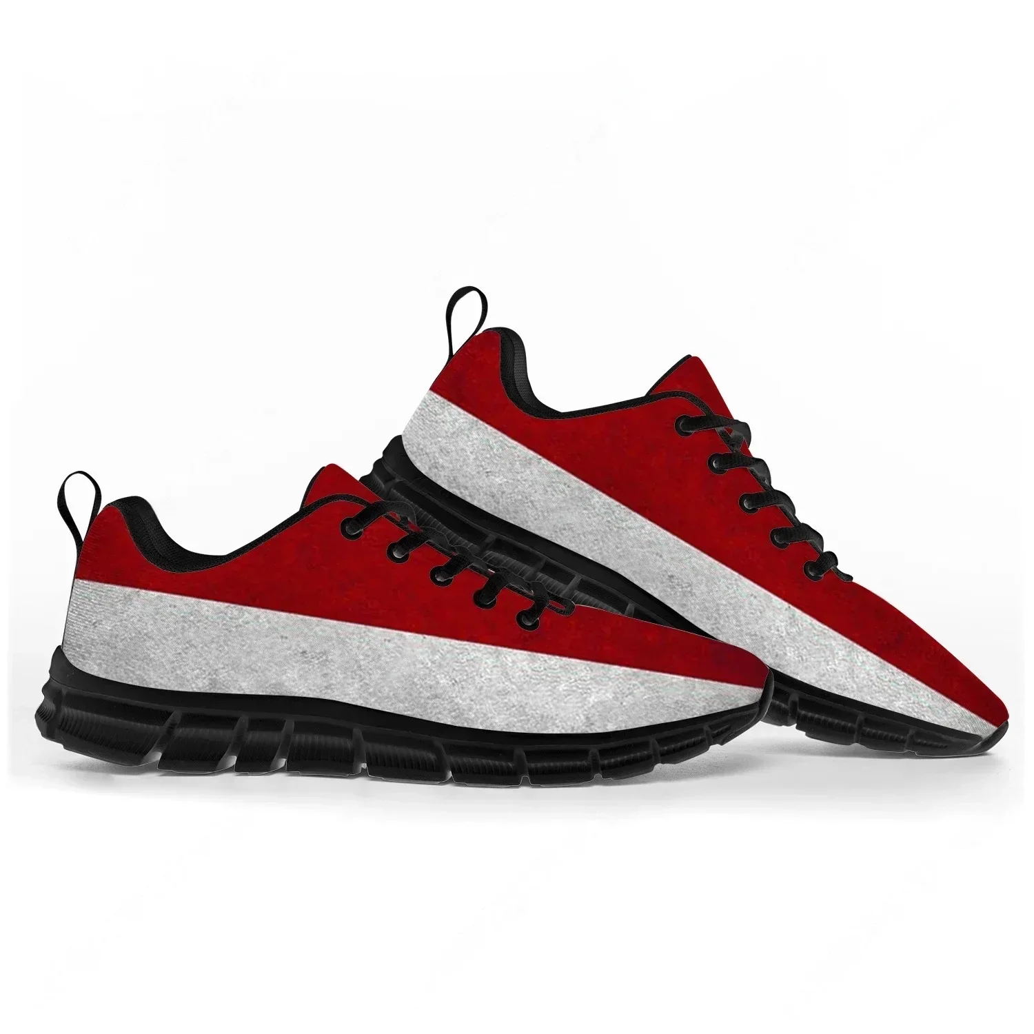 

Indonesian Flag Sports Shoes Mens Womens Teenager Sneakers Indonesia Casual Custom High Quality Couple Shoes