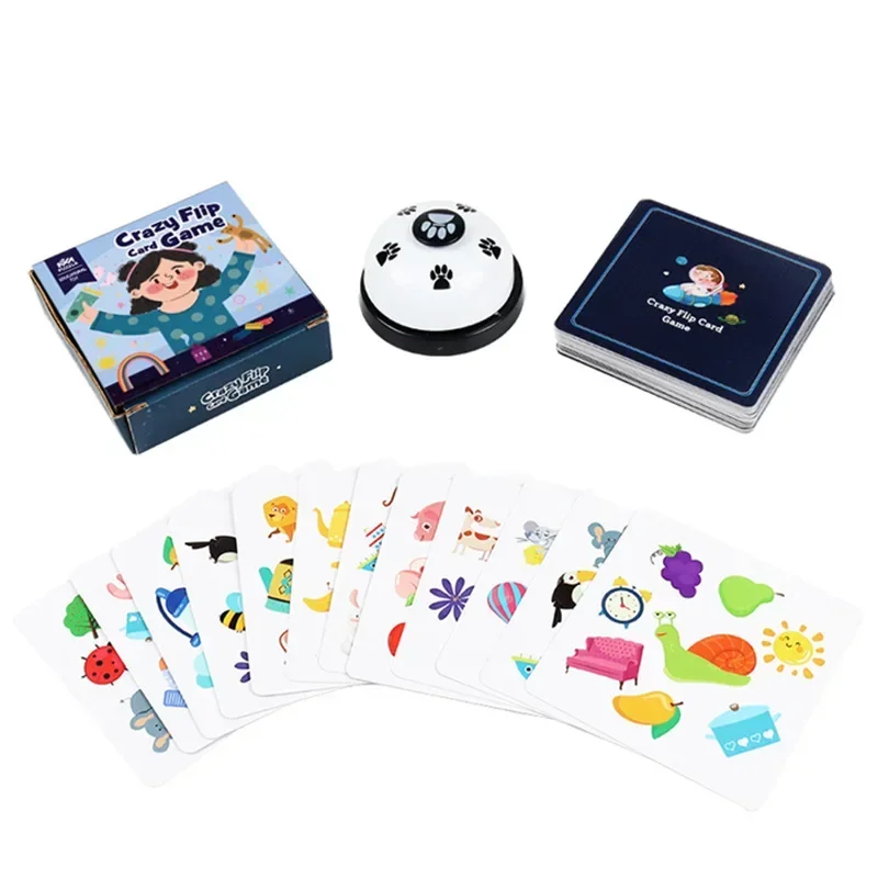 

Kids Memory Matching Crazy Cards Toy Parent-child Interactive Cognition Games Early Educational Montessori Logical Thinking Toys