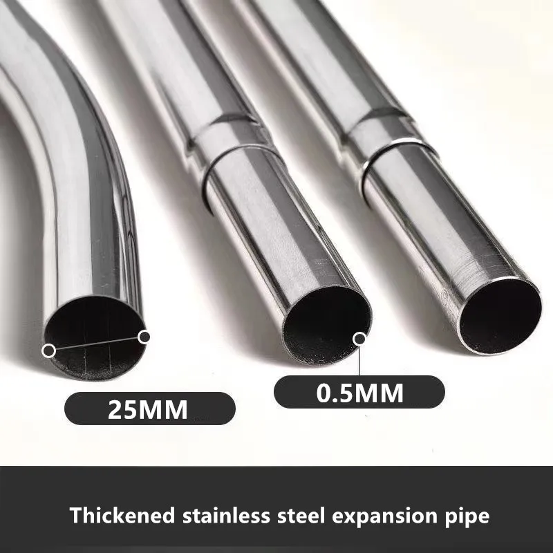 Silvery Extendable Corner Shower Curtain Rod Pole 304 L Shaped Stainless Steel Rail Rod Bar Bath Door Hardware 4 Size