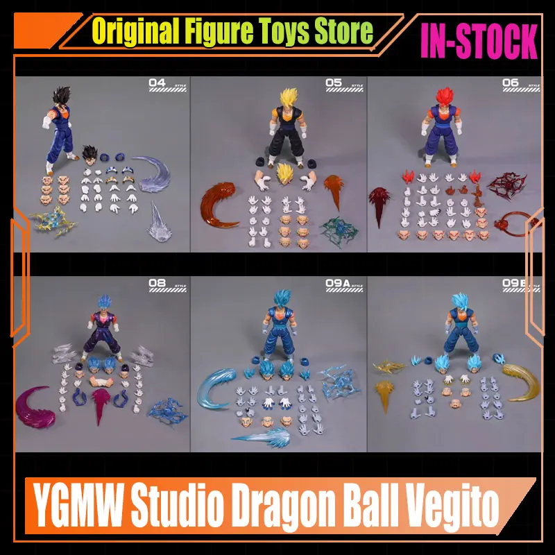 【EN STOCK】 YGMW Studio Dragon Ball Vegito 1/12 Son Goku Vegeta Fusion El Hombre Más Guapo YG-MW 04-05-06-07-08-09 Juguetes de acción