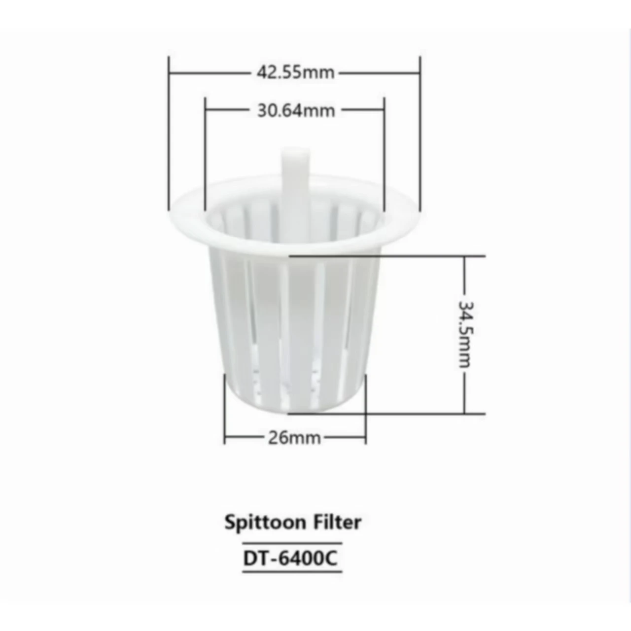 10PCS Disposable Filter for spittoon fit Suntem Anle dental chairs Plastic Ceramic integration spittoon basin  dentist tools view 6