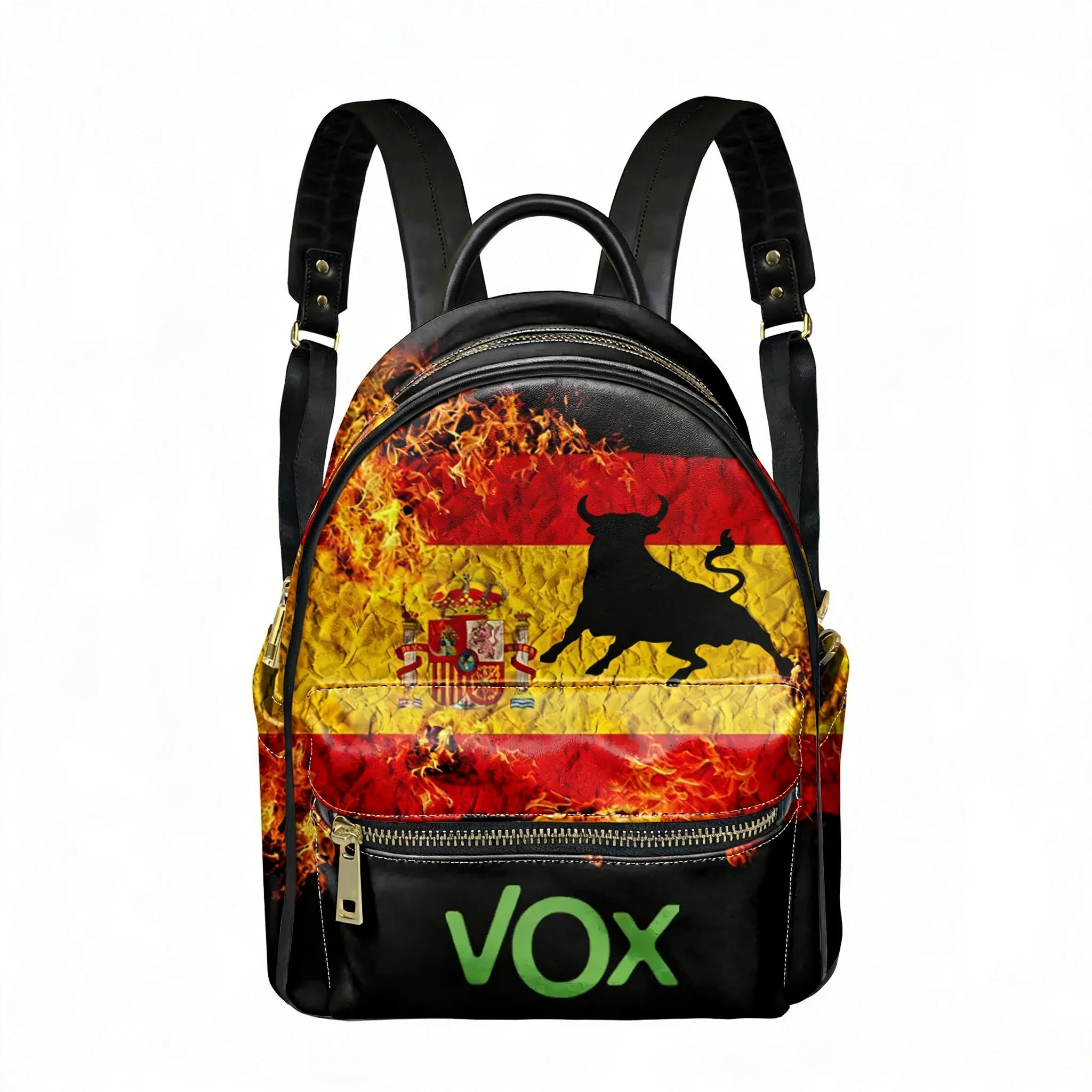 

Spanish Bullfighting Graphic Backpack Womens Men Personalized Double Shoulder Bag Business Travel Bookbag Rucksack Gift Daypack