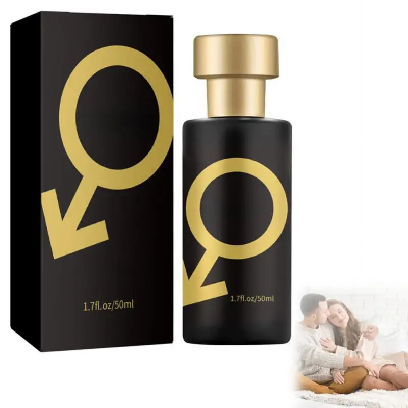 50ML Golden Lure Pheromone Perfume Sex Lasting Fragrance Oil Dating Flirting Perfume Atmosphere Fragrance Rolling Ball