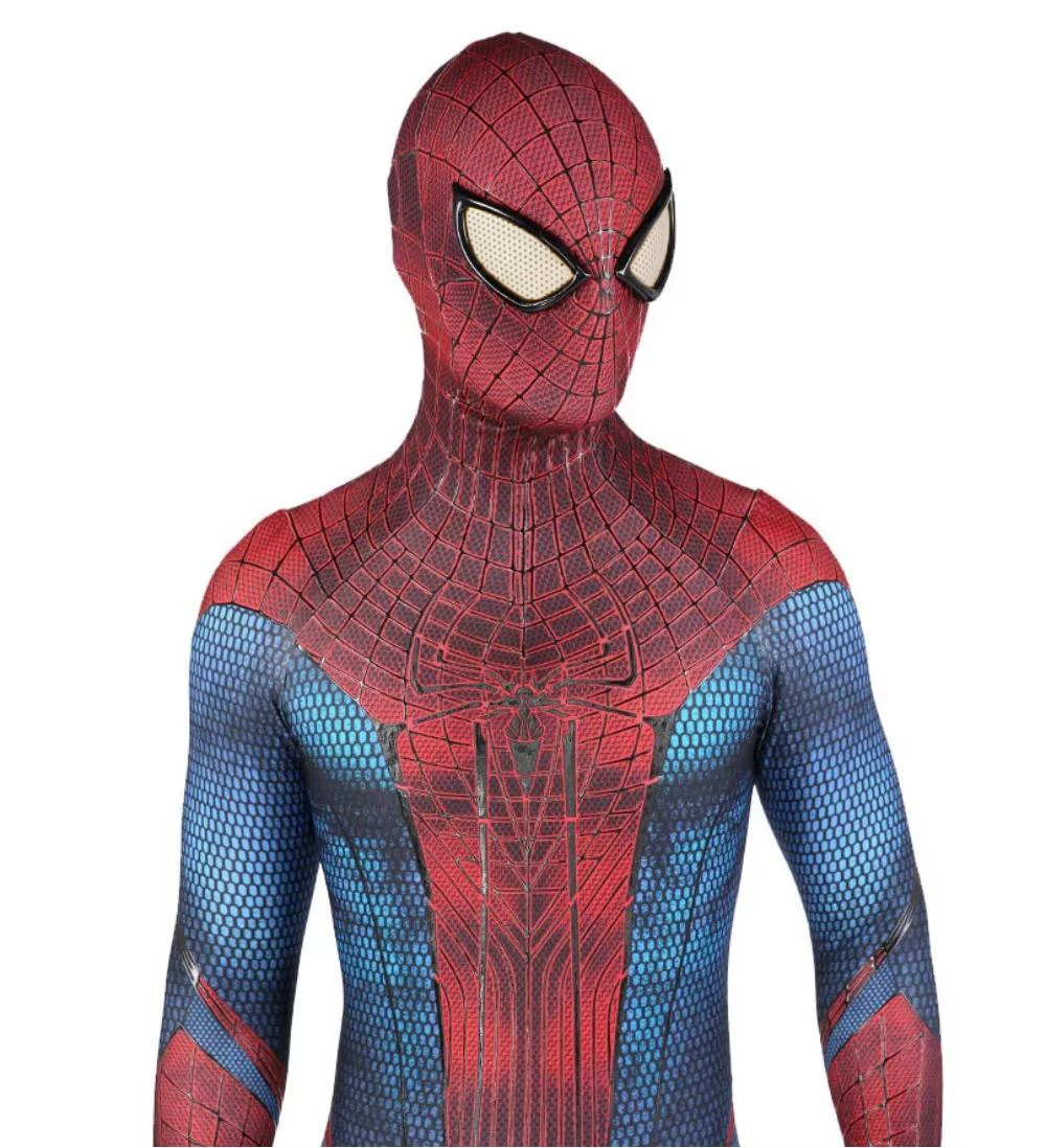 Superhero Spider Man Cosplay Costume Spiderman Jumpsuit Bodysuit Christmas Carnival Party Costumes For Aldult Kids Suit